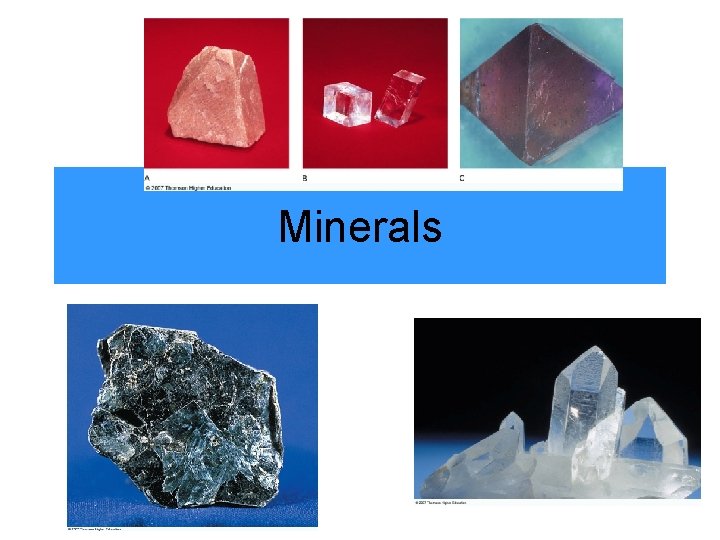 Minerals 