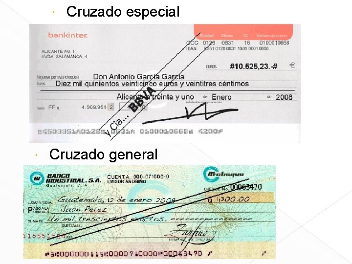  Cruzado especial Cruzado general 