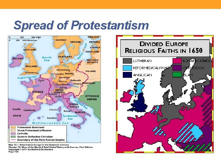 Spread of Protestantism 