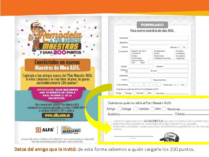 Datos del amigo que lo invitó: de esta forma sabemos a quién cargarle los