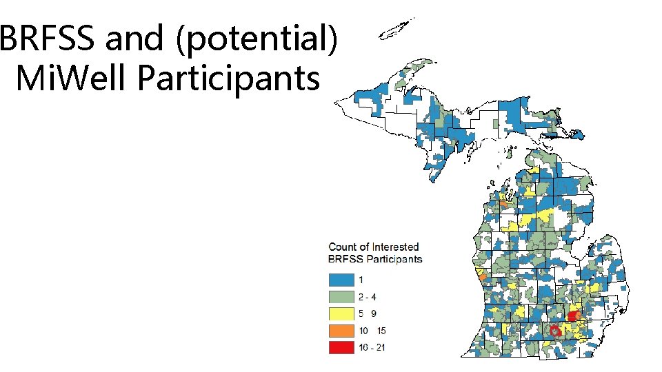 BRFSS and (potential) Mi. Well Participants 