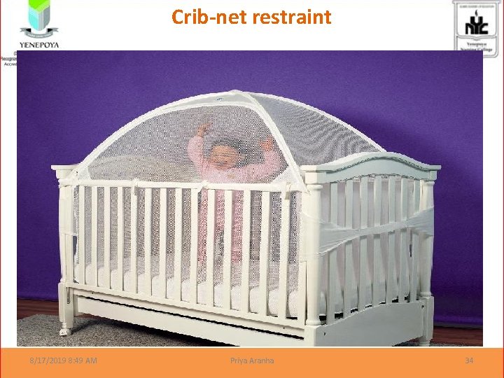 Crib-net restraint 8/17/2019 8: 49 AM Priya Aranha 34 