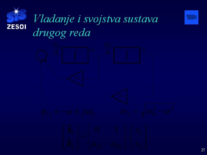 Vladanje i svojstva sustava drugog reda 25 