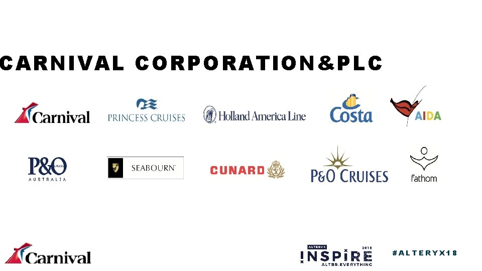CARNIVAL CORPORATION&PLC #ALTERYX 18 