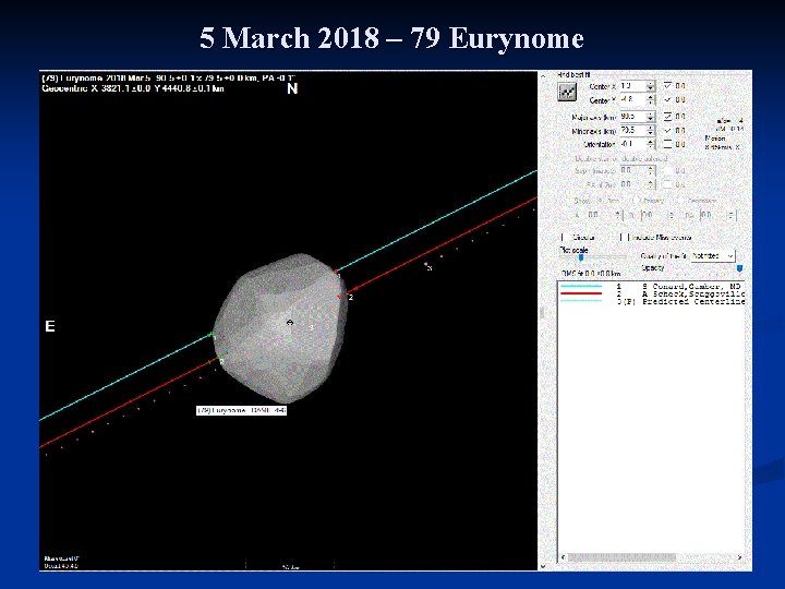 5 March 2018 – 79 Eurynome 