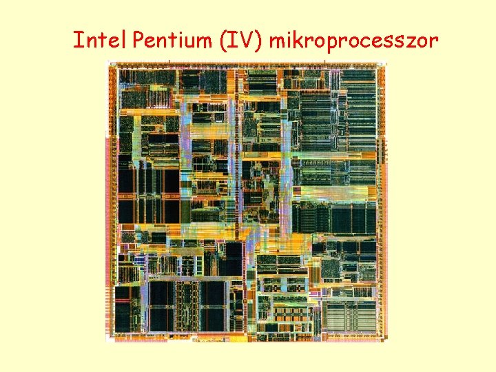 Intel Pentium (IV) mikroprocesszor 