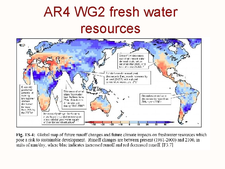 AR 4 WG 2 fresh water resources 