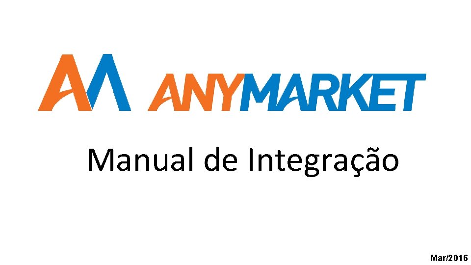 Manual de Integração Mar/2016 