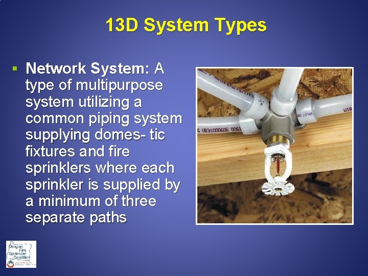  13 D System Types § Network System: A type of multipurpose system utilizing