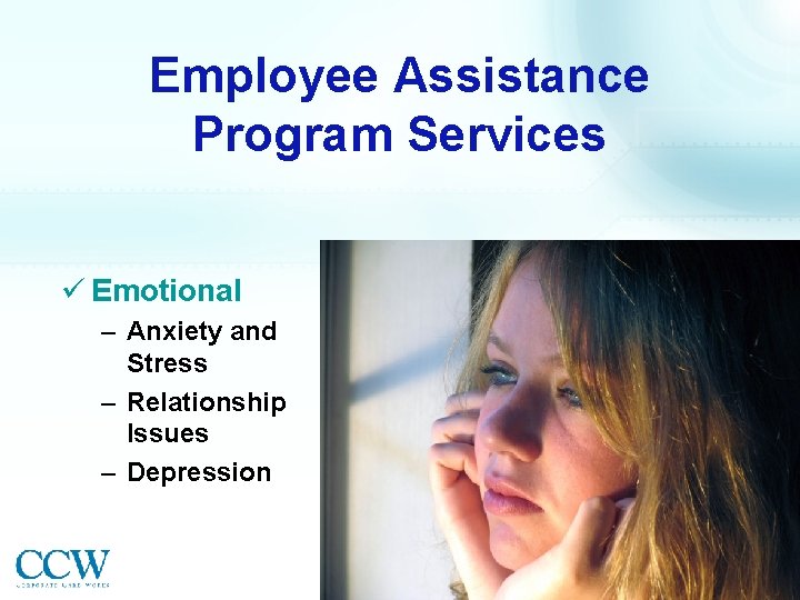 Employee Assistance Program USING THE EAP IN SUPERVISION