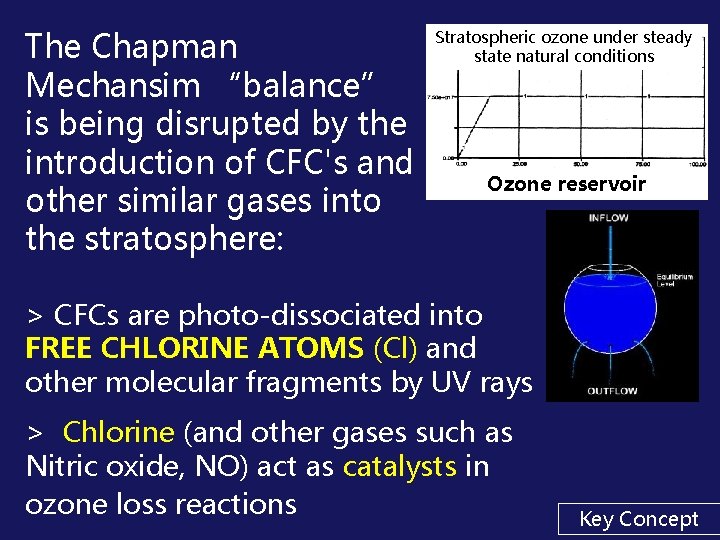 The Chapman Mechansim “balance” is being disrupted by the introduction of CFC's and other