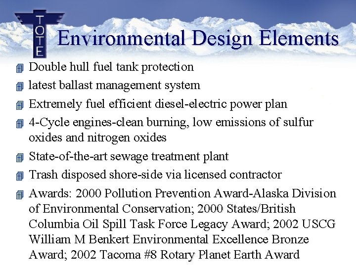 Environmental Design Elements 4 4 4 4 Double hull fuel tank protection latest ballast Environmental Design Elements 4 4 4 4 Double hull fuel tank protection latest ballast