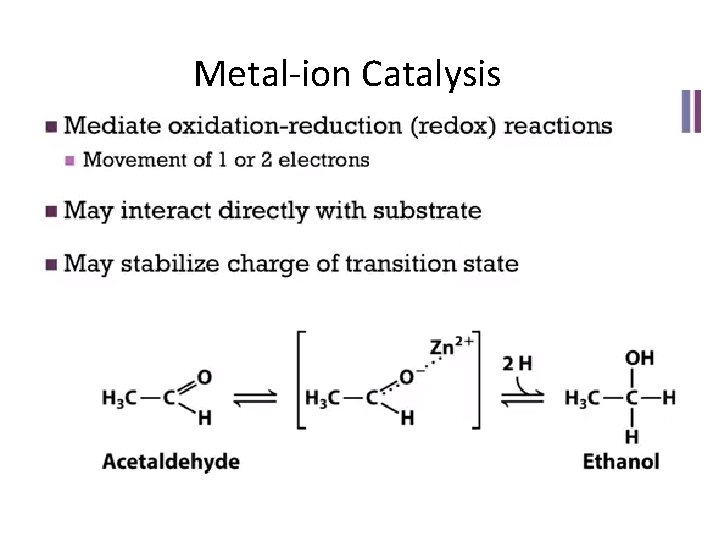 Metal-ion Catalysis 