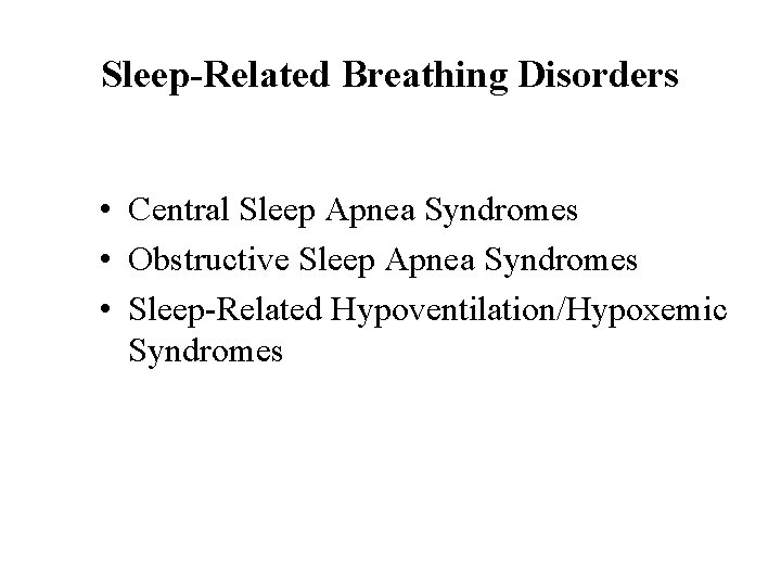 Sleep Medicine Sleep Disorder Center Cleveland Clinic Foundation