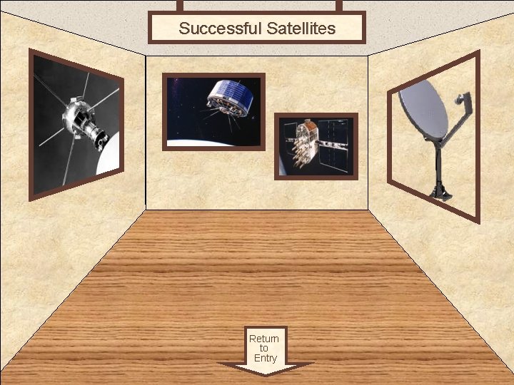 Successful Satellites Room 5 Return to Entry 
