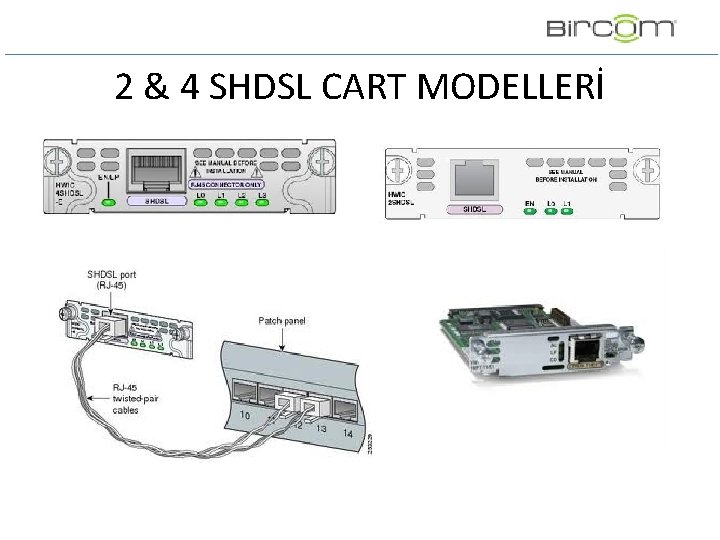2 & 4 SHDSL CART MODELLERİ 2 & 4 SHDSL CART MODELLERİ