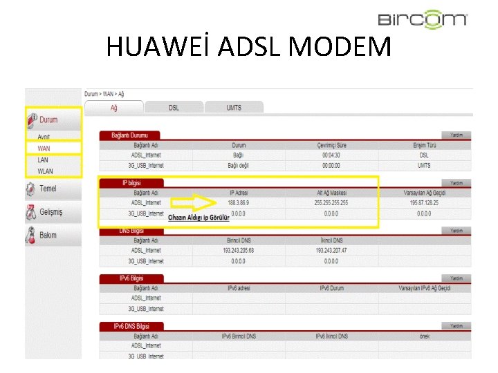 HUAWEİ ADSL MODEM HUAWEİ ADSL MODEM