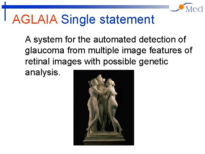 AGLAIA Single statement A system for the automated detection of glaucoma from multiple image