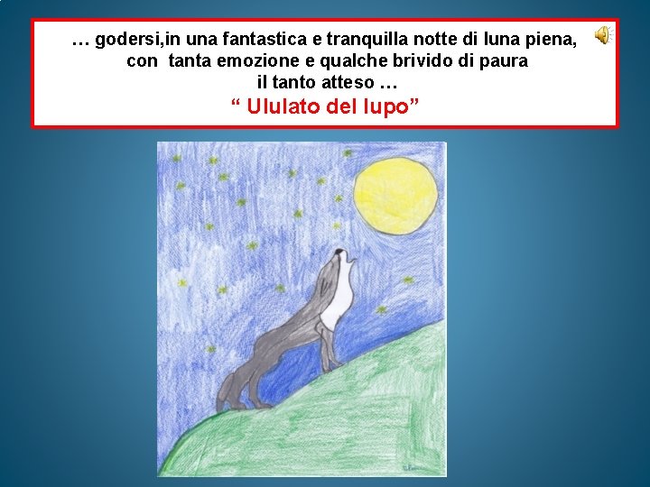 … godersi, in una fantastica e tranquilla notte di luna piena, con tanta emozione … godersi, in una fantastica e tranquilla notte di luna piena, con tanta emozione