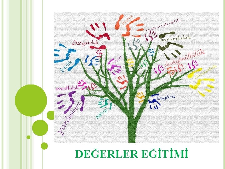 DEĞERLER EĞİTİMİ 