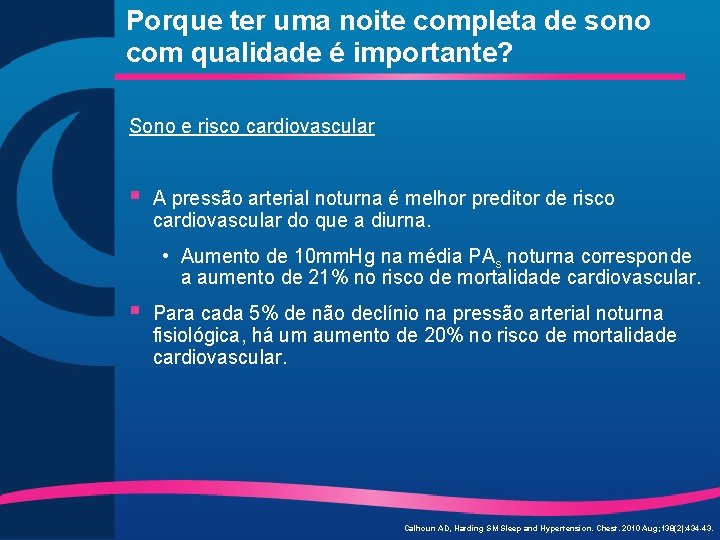 Porque ter uma noite completa de sono com qualidade é importante? Sono e risco