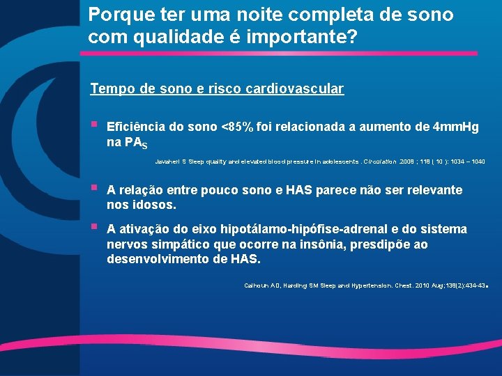 Porque ter uma noite completa de sono com qualidade é importante? Tempo de sono