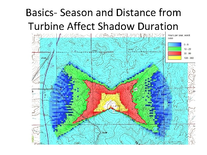 Basics- Season and Distance from Turbine Affect Shadow Duration 