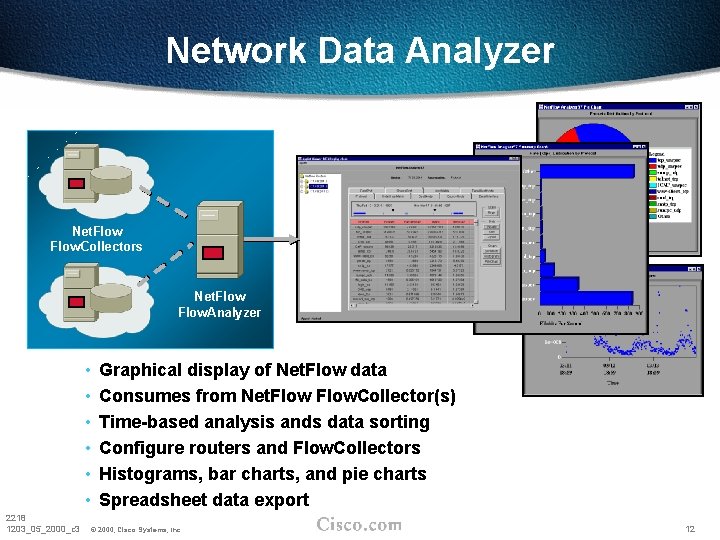 Network Data Analyzer Net. Flow. Collectors Net. Flow. Analyzer • • • 2218 1203_05_2000_c Network Data Analyzer Net. Flow. Collectors Net. Flow. Analyzer • • • 2218 1203_05_2000_c