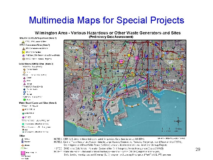 Multimedia Maps for Special Projects 29 