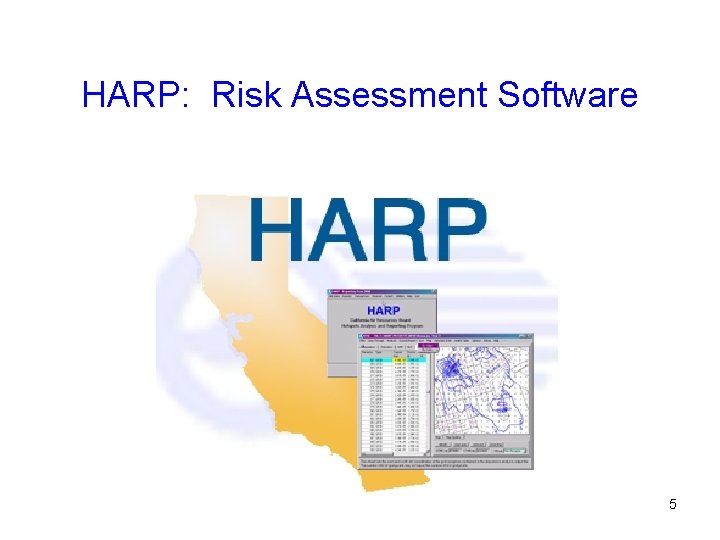 HARP: Risk Assessment Software 5 