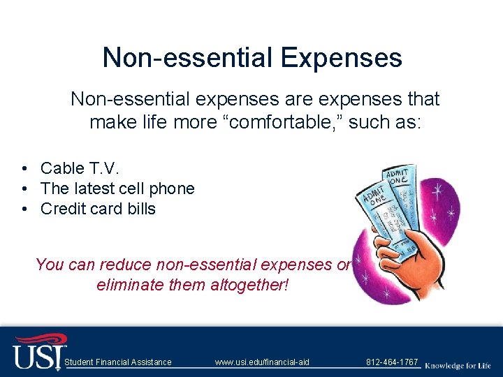 Non-essential Expenses Non-essential expenses are expenses that make life more “comfortable, ” such as: