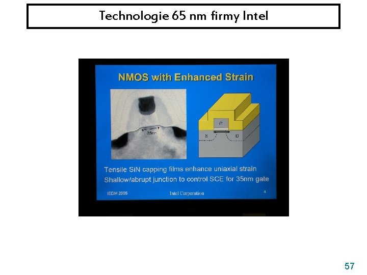 Technologie 65 nm firmy Intel 57 