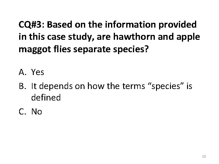 CQ#3: Based on the information provided in this case study, are hawthorn and apple
