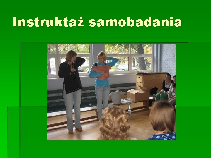 Instruktaż samobadania 