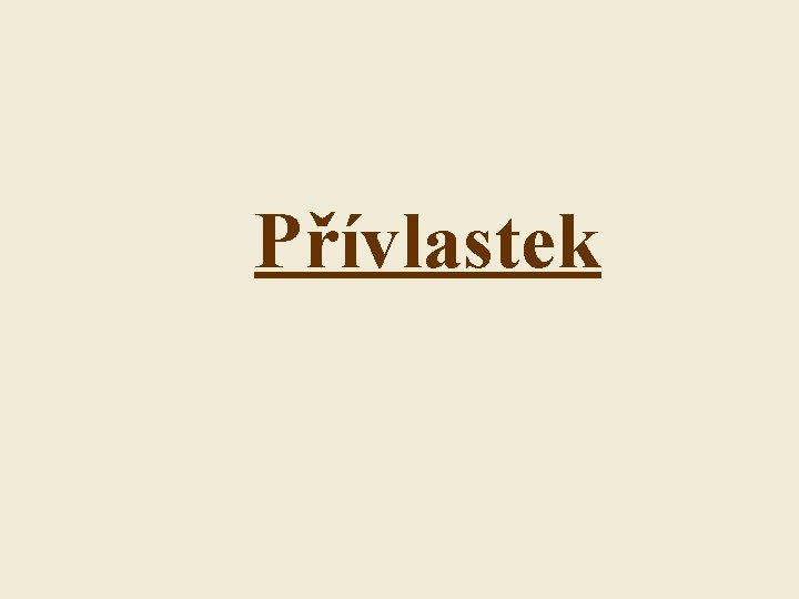 Přívlastek 