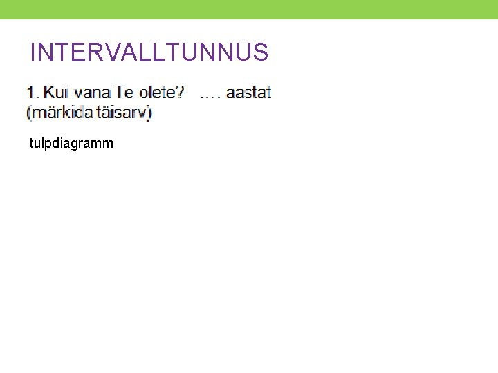 INTERVALLTUNNUS tulpdiagramm 