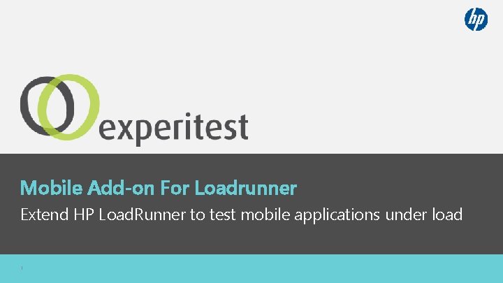 Mobile Add-on For Loadrunner Extend HP Load. Runner to test mobile applications under load