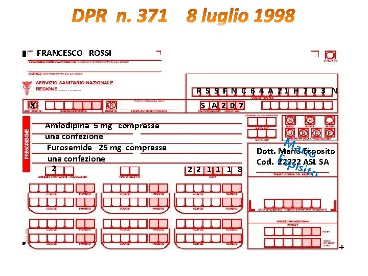 FRANCESCO ROSSI R S S F N C 6 4 A 2 1 H