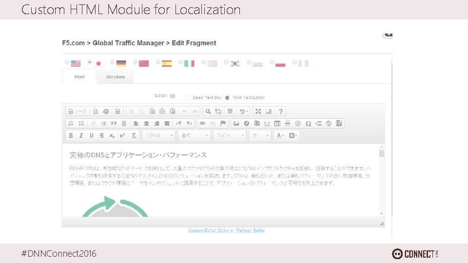 Custom HTML Module for Localization #DNNConnect 2016 