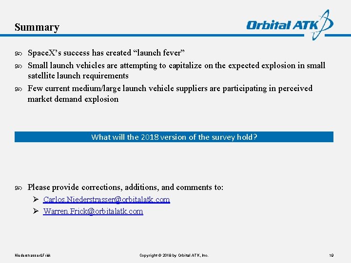 Summary Space. X’s success has created “launch fever” Small launch vehicles are attempting to Summary Space. X’s success has created “launch fever” Small launch vehicles are attempting to