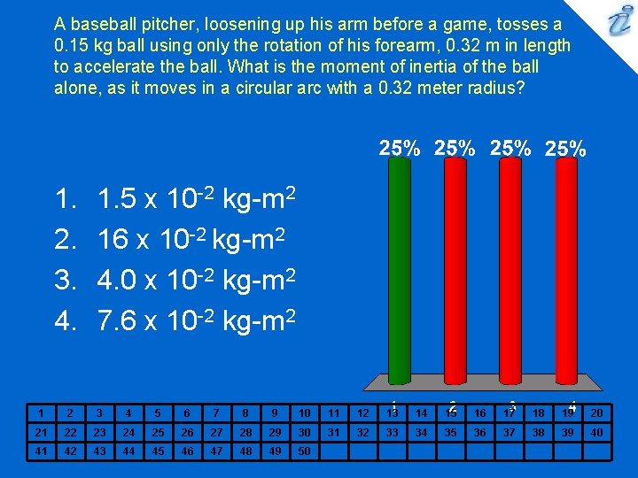 A baseball pitcher, loosening up his arm before a game, tosses a 0. 15 A baseball pitcher, loosening up his arm before a game, tosses a 0. 15