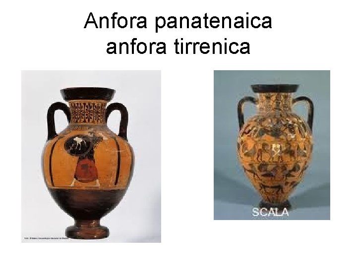 Anfora panatenaica anfora tirrenica 