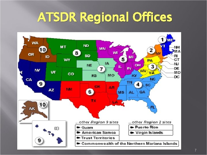 ATSDR Regional Offices 7 