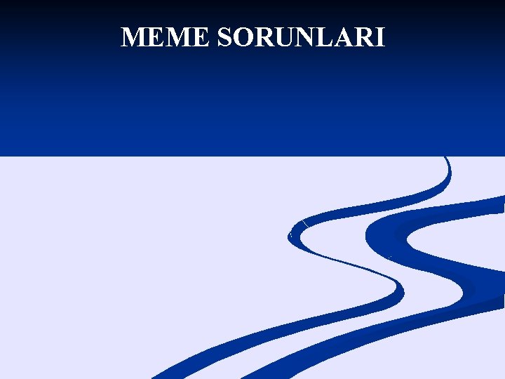 MEME SORUNLARI 