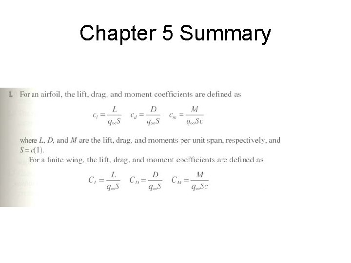 Chapter 5 Summary 