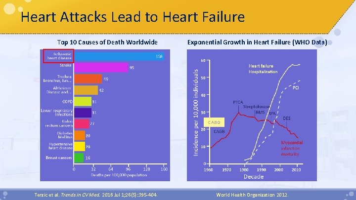 Heart Attacks Lead to Heart Failure Top 10 Causes of Death Worldwide Exponential Growth