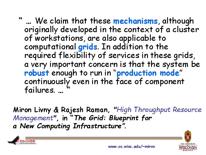 “ … We claim that these mechanisms, although originally developed in the context of