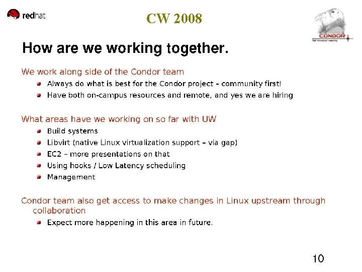 CW 2008 www. cs. wisc. edu/~miron 