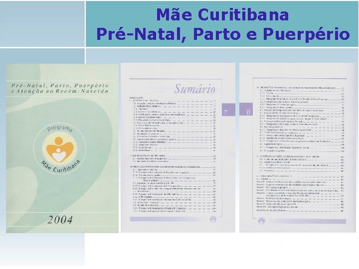 Mãe Curitibana Pré-Natal, Parto e Puerpério 