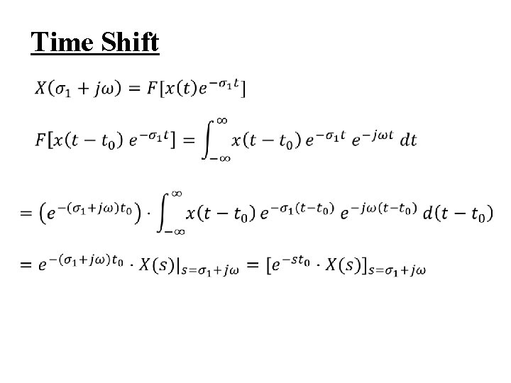 Time Shift Time Shift